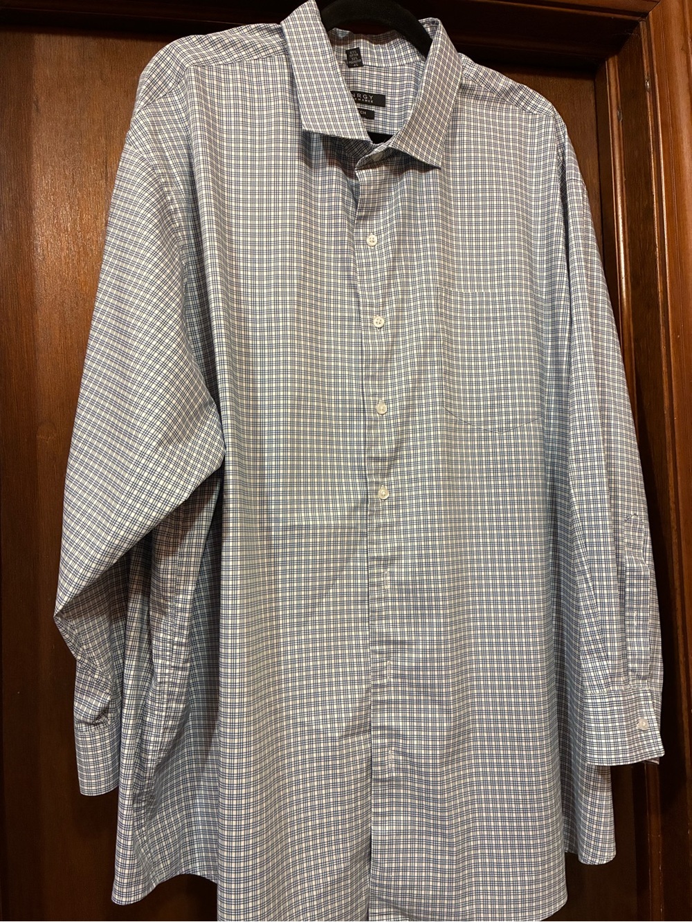 Synergy Men's Shirt / Big & Tall /Blue Checked